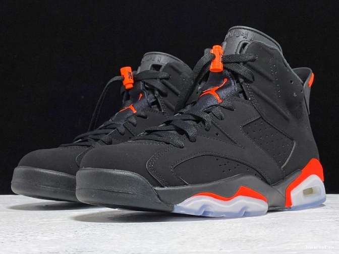 OG 384664-060 Black Jordan 6 Retro Infrared Air 0729